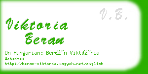 viktoria beran business card